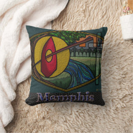 Memphis-Gult Fever- Pillow Kudde