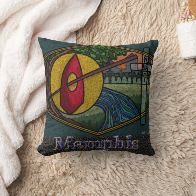 Memphis-Gult Fever- Pillow Kudde (Filt)