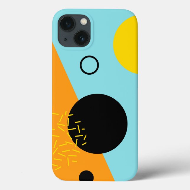 Memphis, hipster, trendig, illustration av coola (Baksida)