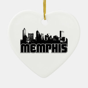 Memphis horisont julgransprydnad keramik