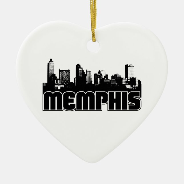 Memphis horisont julgransprydnad keramik (Framsidan)