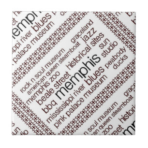 Memphis i Brown Kakelplatta