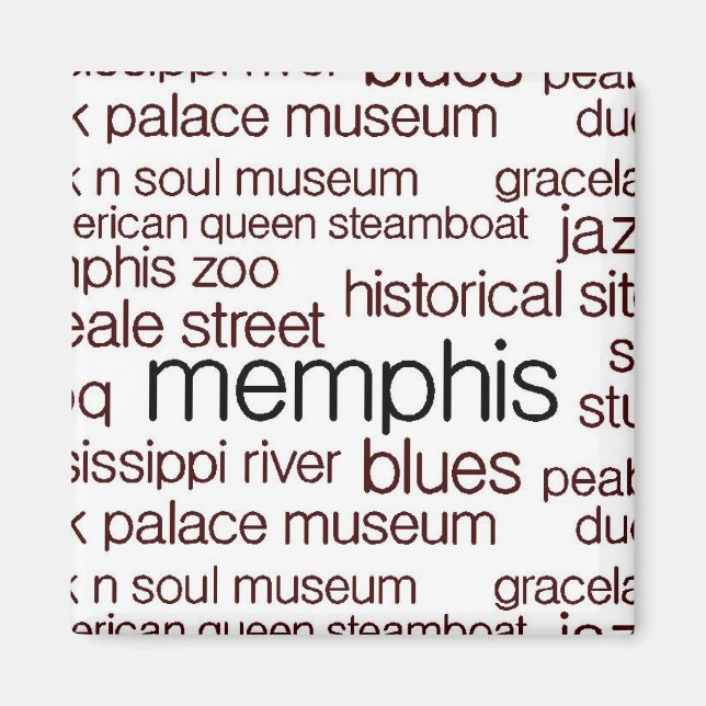 Memphis i Brown Magnet (Framsidan)