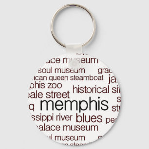 Memphis i Brown Nyckelring