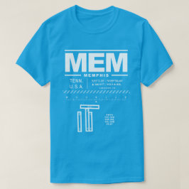 Memphis Internationell flygplats MEM T-Shirt