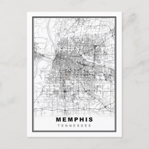 Memphis Karta Vykort