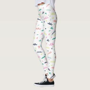 Memphis konfettiar leggings