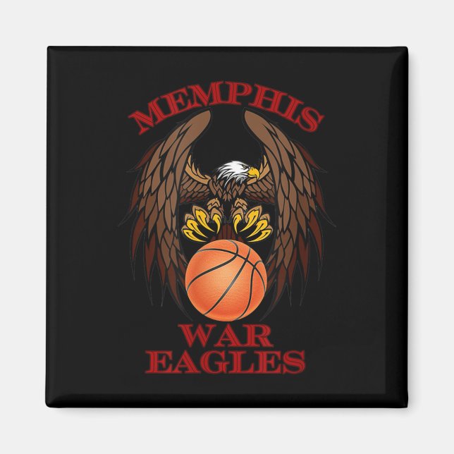 Memphis Krig Eagles Basketball II Magnet (Framsidan)