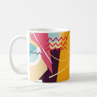 Memphis-läge: Retro Geometric Trend Kaffemugg