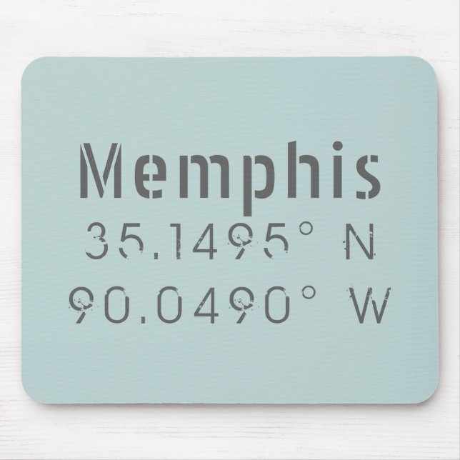 Memphis Latitude Longitud Musmatta (Framsidan)