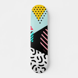 Memphis Mönster Mini Skateboard Bräda 18,5 Cm
