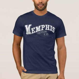 Memphis motoriska Co. Skjorta-Marin blått T Shirt