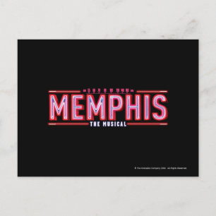 MEMPHIS - Musical Logotyp Vykort