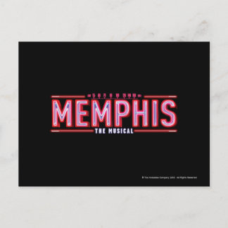 MEMPHIS - Musical Logotyp Vykort