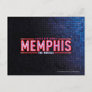 MEMPHIS - Musical Logotyp Vykort