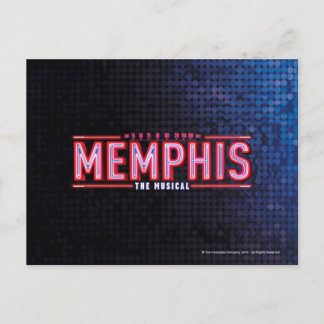 MEMPHIS - Musical Logotyp Vykort