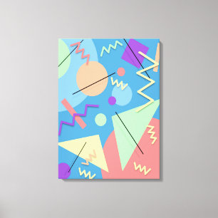 Memphis nr 4 canvastryck