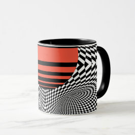 Memphis OpArt Mugg