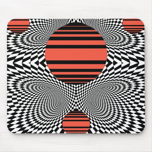 Memphis OpArt Musmatta (Framsidan)