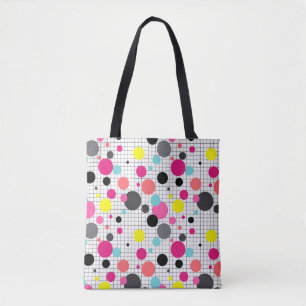 Memphis polka dots tygkasse