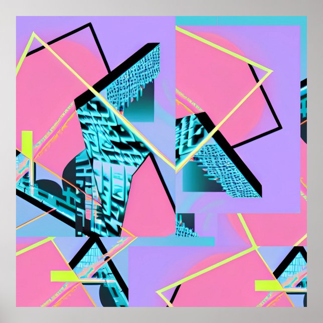 Memphis Pong Exchange Poster (Framsidan)