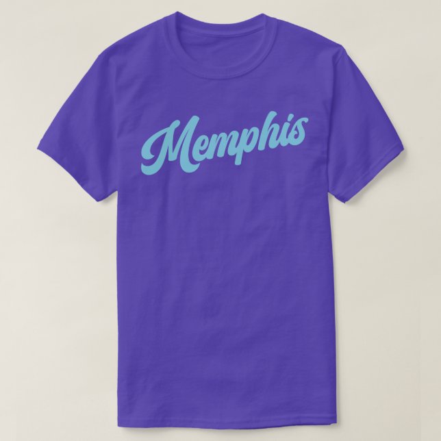 Memphis Retro Memphis Grizzlies T Shirt (Design framsida)