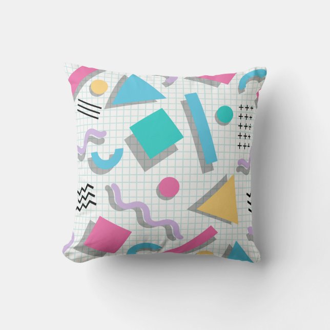 Memphis Shapes Kudde (Framsida)