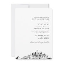 Memphis Skyline Destination Wedding bjudande