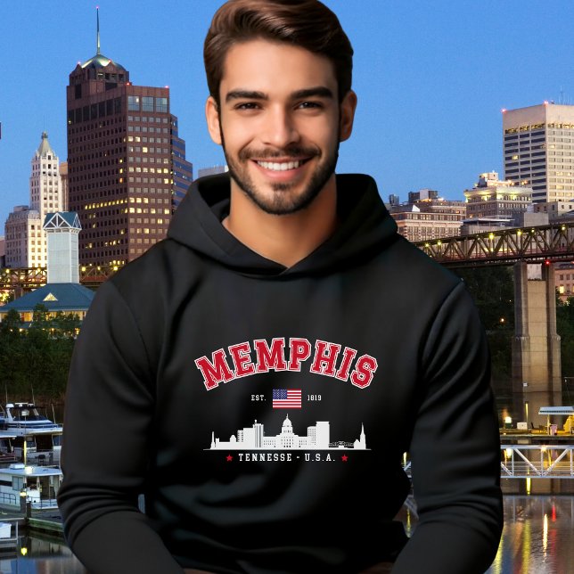 Memphis Skyline – Est. 1819 Southern Pride" Hoodie (Skapare uppladdad)
