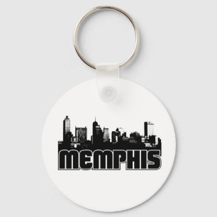 Memphis Skyline Nyckelring
