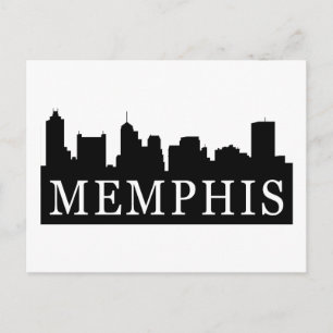 Memphis Skyline Vykort