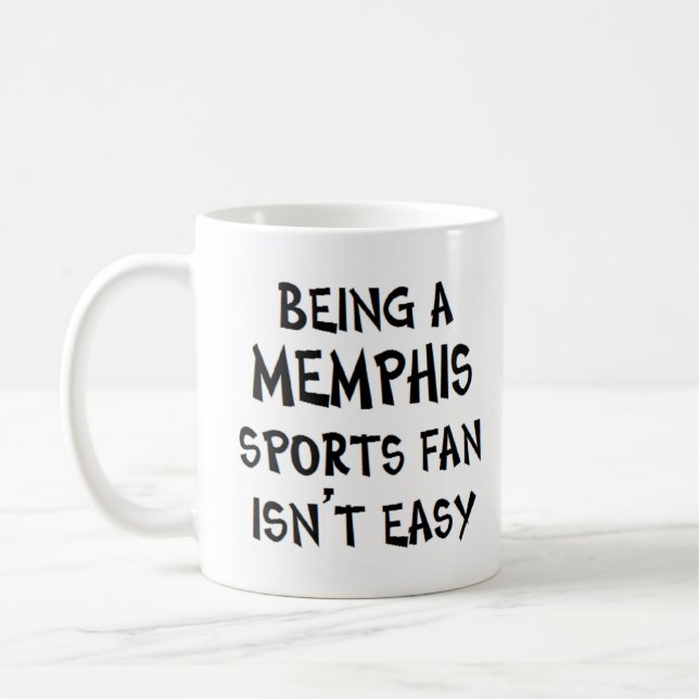 Memphis sport fan, att vara kaffemugg (Vänster)