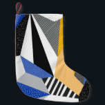 Memphis Stil: Kreativ Geometric Collage. Liten Julstrumpa<br><div class="desc">Kreativets geometriska bakgrund med olika texturerade geometriska former. Sömlös abstrakt i Memphis stil. Kollage. Ljusa minimalistiska utformningar för utskrifter, poster, kort, textilier etc. Vintage. Memphis abstrakt print: en spricka i kreativitet och roligt! Ett kreativ och en minsta geometrisk perfekt för alla projekt. abstrakt, bakgrund, mönster, illustration, struktur, dekor, mode, vintage,...</div>