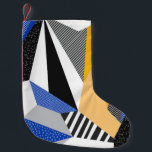 Memphis Stil: Kreativ Geometric Collage. Liten Julstrumpa<br><div class="desc">Kreativets geometriska bakgrund med olika texturerade geometriska former. Sömlös abstrakt i Memphis stil. Kollage. Ljusa minimalistiska utformningar för utskrifter, poster, kort, textilier etc. Vintage. Memphis abstrakt print: en spricka i kreativitet och roligt! Ett kreativ och en minsta geometrisk perfekt för alla projekt. abstrakt, bakgrund, mönster, illustration, struktur, dekor, mode, vintage,...</div>