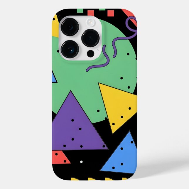 Memphis stil telefonfodral Dopamin dekoration Djär (Baksida)