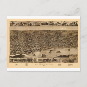 Memphis Tennessee 1887 Vykort