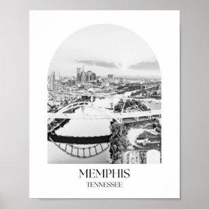 Memphis Tennessee Arch Photo Print Poster