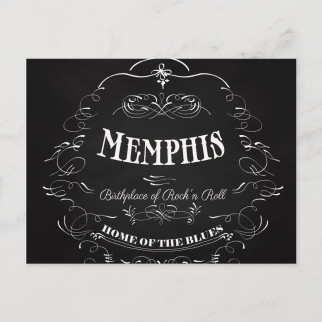 Memphis, Tennessee - City with Soul Vykort (Framsida)