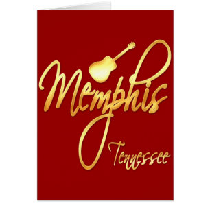 Memphis Tennessee Hälsningskort