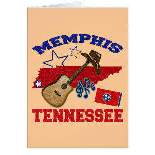 Memphis Tennessee Hälsningskort