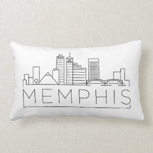 Memphis Tennessee horisont Lumbarkudde