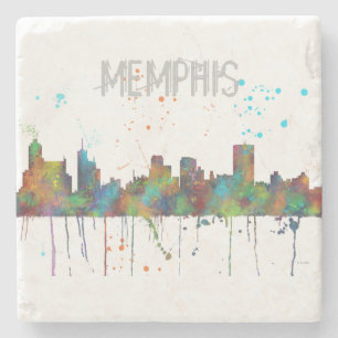 MEMPHIS TENNESSEE HORISONT - stenkustfartyg Underlägg Sten