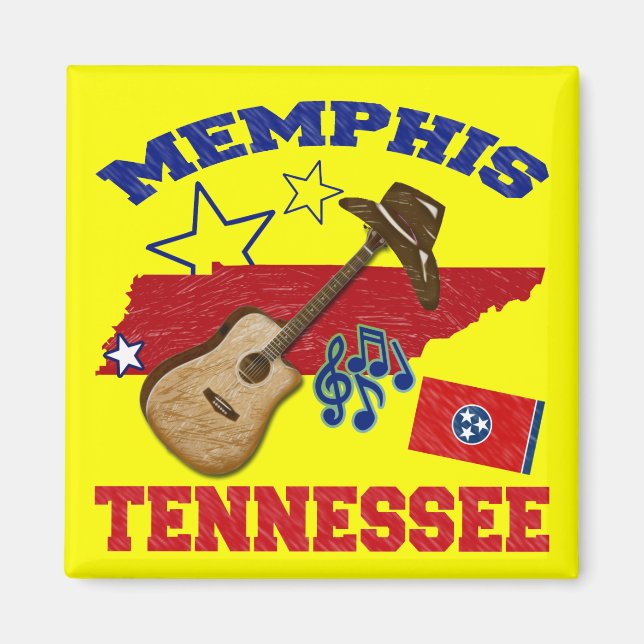 Memphis, Tennessee Magnet (Framsidan)