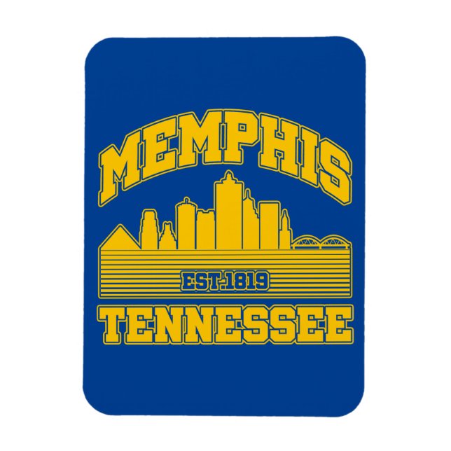 Memphis,Tennessee Magnet (Vertikal)