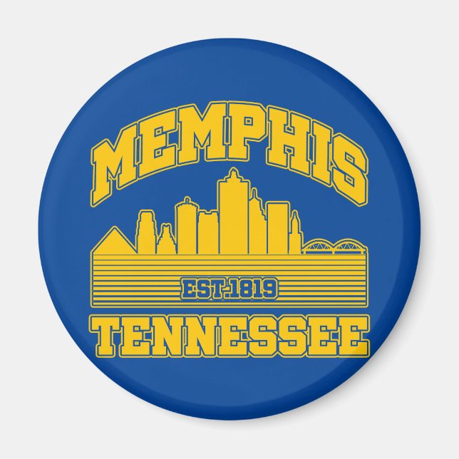 Memphis,Tennessee Magnet (Framsidan)
