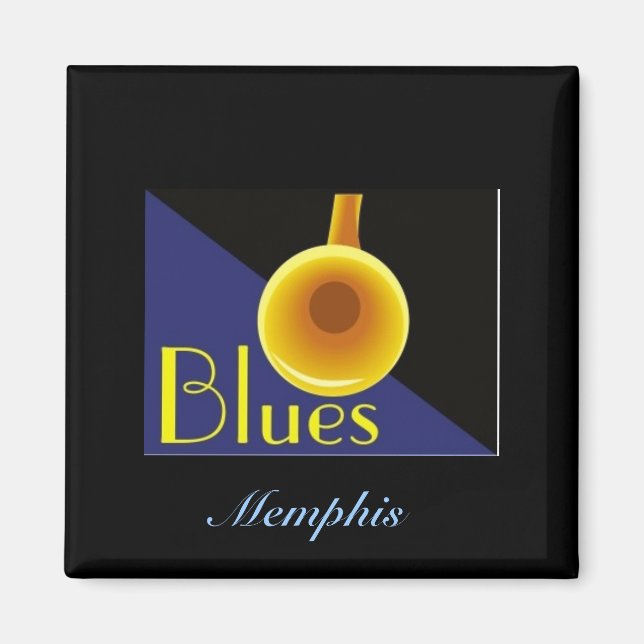 Memphis Tennessee Magnet (Framsidan)