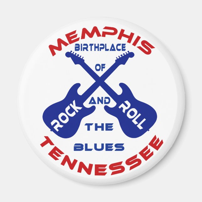 Memphis, Tennessee Magnet (Framsidan)