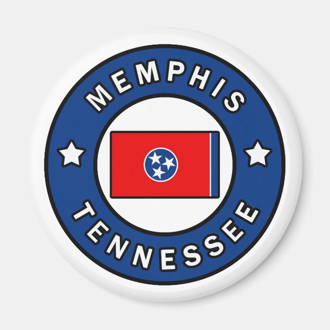 Memphis Tennessee Magnet (Framsidan)