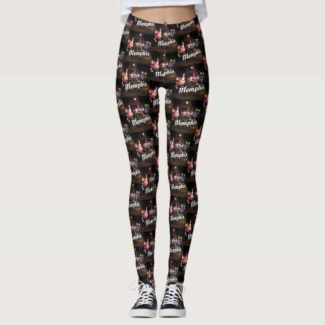 Memphis, Tennessee med Beale Street Leggings (Framsida)