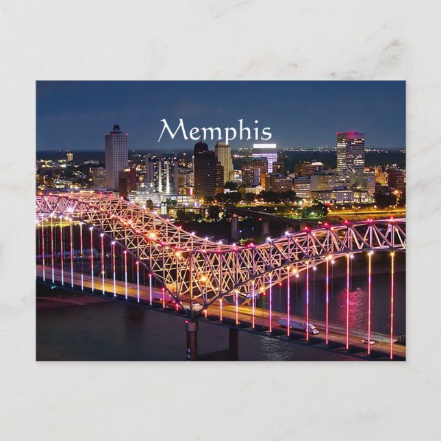 Memphis, Tennessee Personlig Helg Vykort (Framsida)